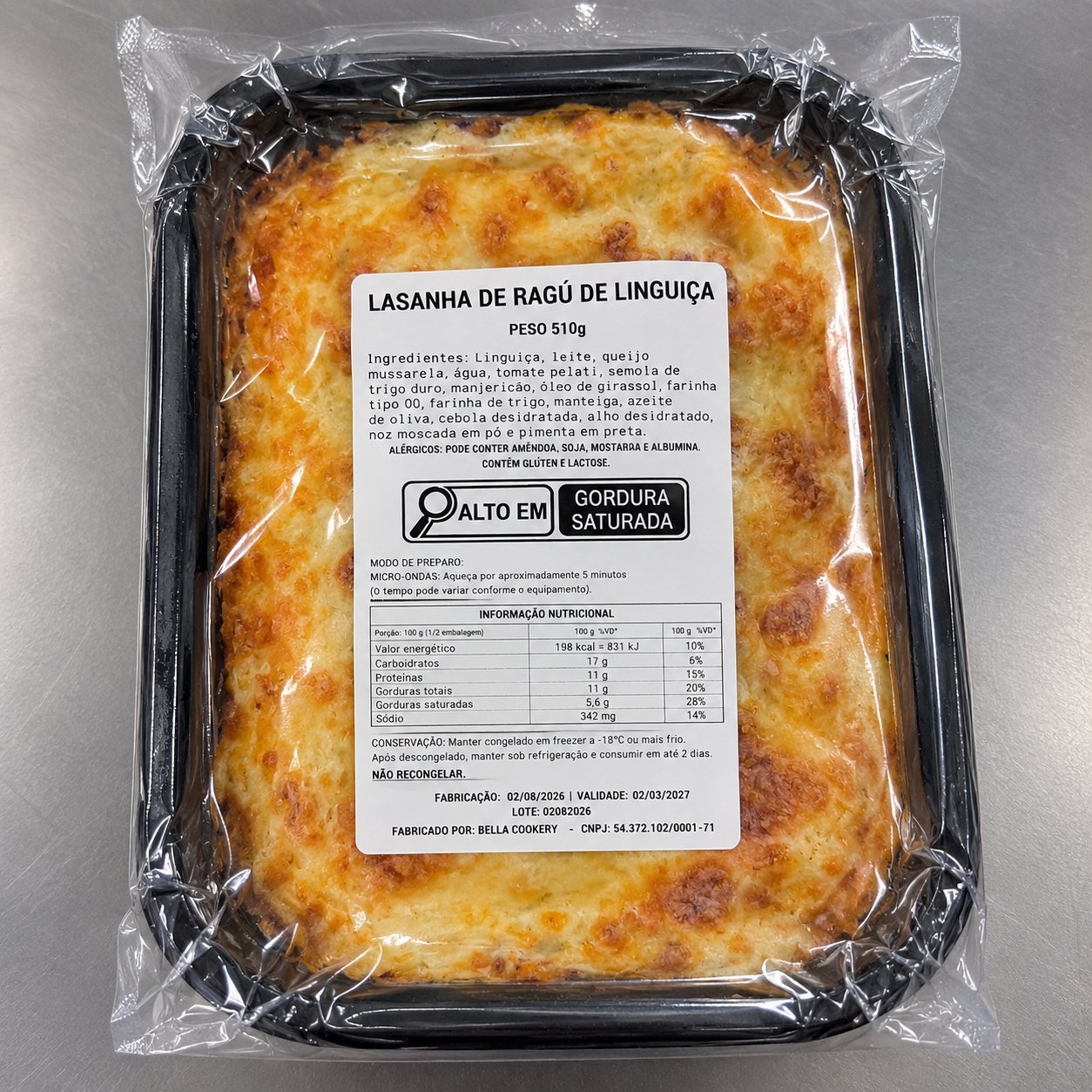 Lasanha de Ragu de Linguiça — foto 2